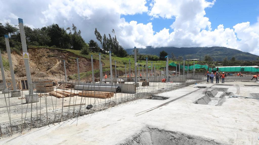 Cajamarca: construcción de infraestructura de contingencia del Hospital de Bambamarca avanza con celeridad