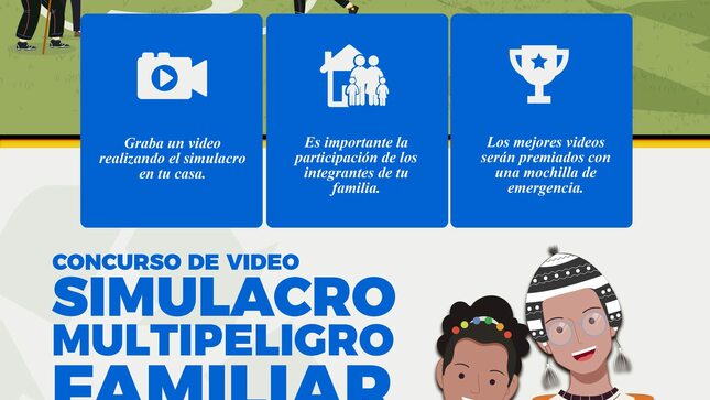 "¡Participa en el emocionante Concurso de Simulacro Familiar Multipeligro 2023 en Junín y fortalece la seguridad en tu hogar!