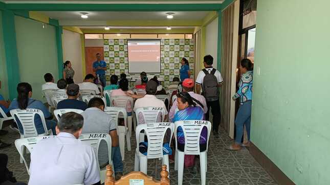 Gran participación de personas en asistencia técnica convocada por UGEL Bellavista.