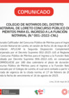 Vista preliminar de documento COMUNICADO loreto