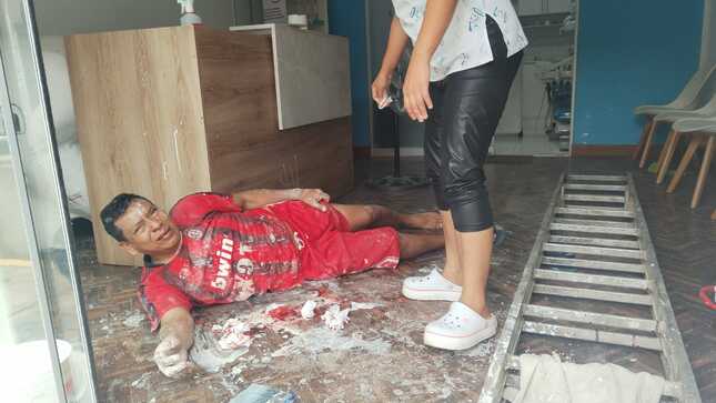 SERENAZGO EVACUÓ A ACCIDENTADO AL NOSOCOMIO
