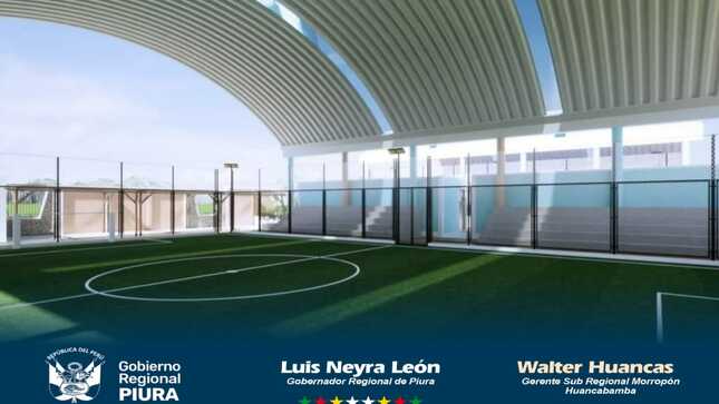 Gore Piura lanzó convocatoria para construir Polideportivo en el Centro  Poblado de Cruz Pampa – Yapatera – Distrito de Chulucanas