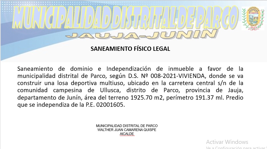 D.S. Nº 008-2021-VIVIENDA
