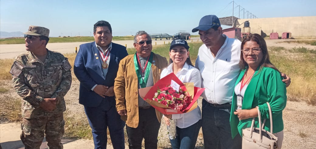 Alcalde Reedy Bancayan brindó cálido recibimiento a Ministra de Salud