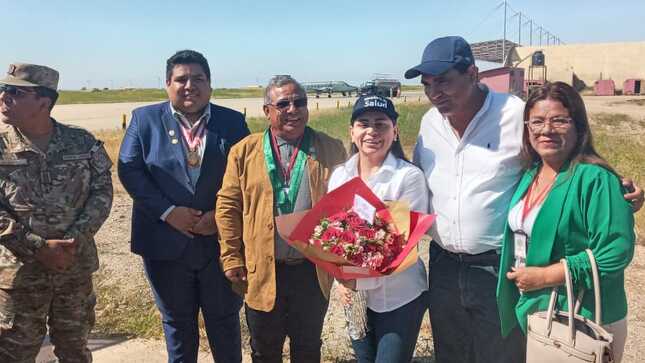 Alcalde Reedy Bancayan brindó cálido recibimiento a Ministra de Salud