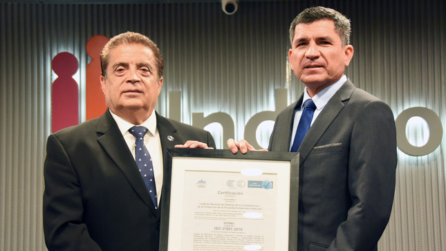 El Indecopi renovó certificación ISO Antisoborno hasta el 2026, garantizando servicios con integridad, transparencia y honestidad