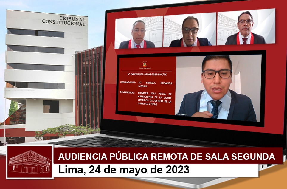 Audiencia Pública Remota de la Sala Segunda, 24 de mayo de 2023