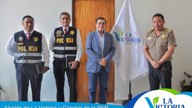 Muni La Victoria y PNP unen fuerzas para combatir lavado de activos