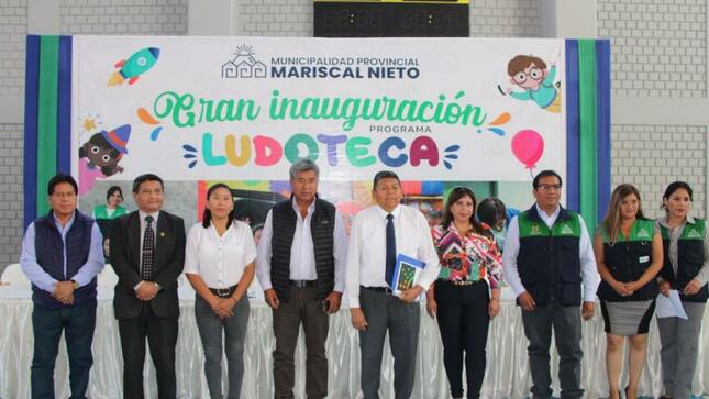 Motivar el desarrollo integral de la persona desde su infancia es fundamental, por ello, esta mañana se desarrolló la inauguración del programa “Ludotecas” en el Complejo Municipal, con la presencia del alcalde provincial John Larry Coayla, la regidora Sandra Espinoza y los alcaldes del Centro Poblado de Los Ángeles y Chen Chen.