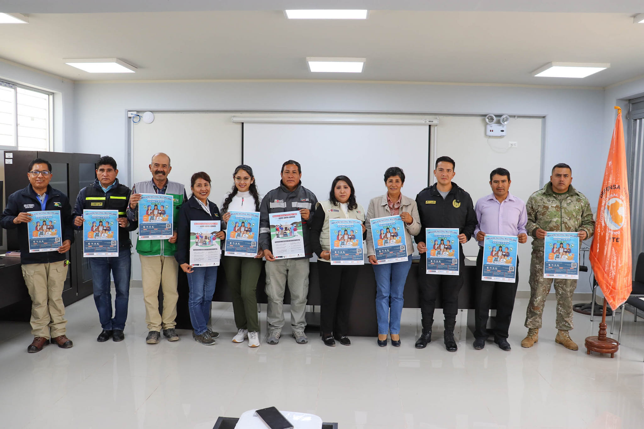 Nos preparamos. ๐ฏAnte el desarrollo del prรณximo Simulacro Nacional Multipeligro 2023.