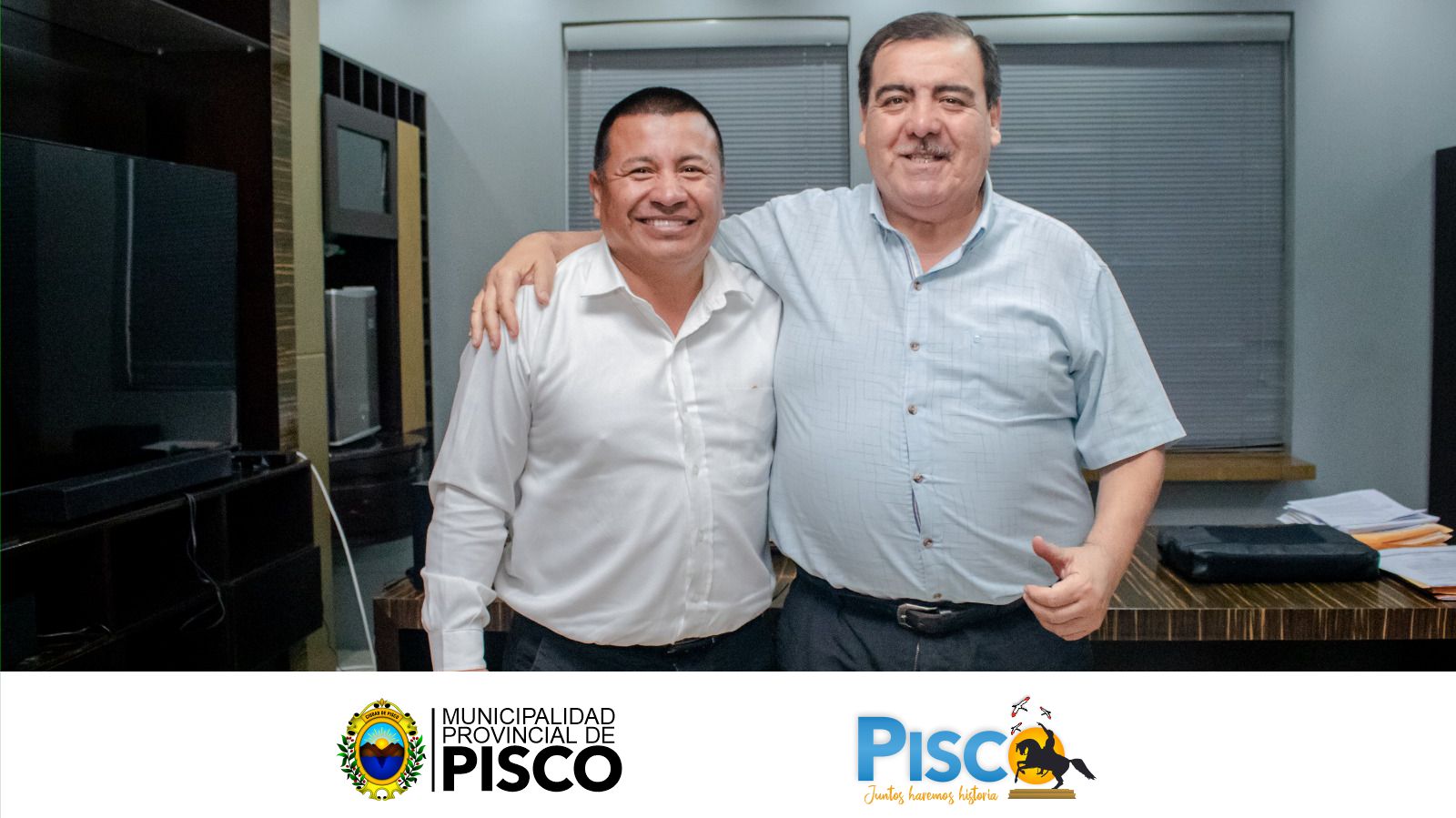 Alcalde Pedro Fuentes Hernández Visita al Gobernador Regional
