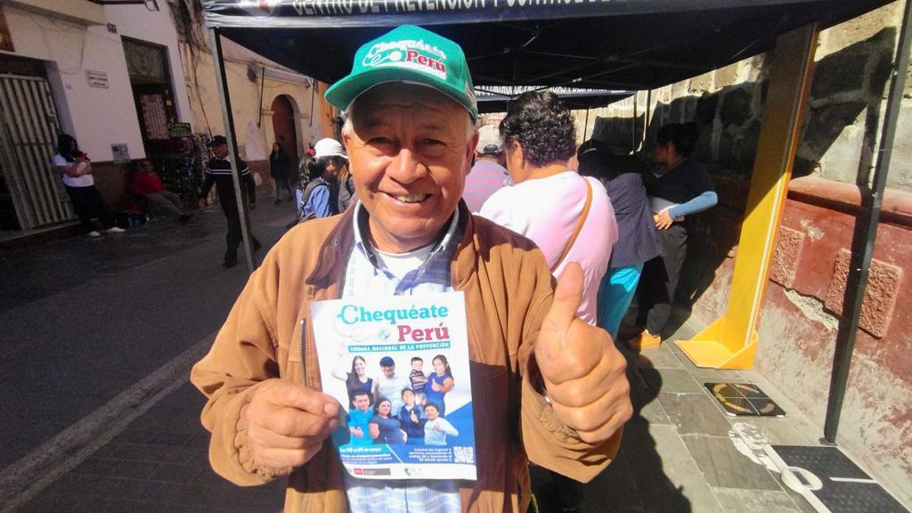 Chequéate Perú Minsa presenta resultados alcanzados durante la Semana Nacional de la Prevención