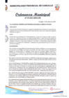 Vista preliminar de documento ORDENANZA MUNICPAL N°09-2023-MPC
