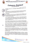 Vista preliminar de documento ORDENANZA MUNICIPAL N°013-2023-MPC