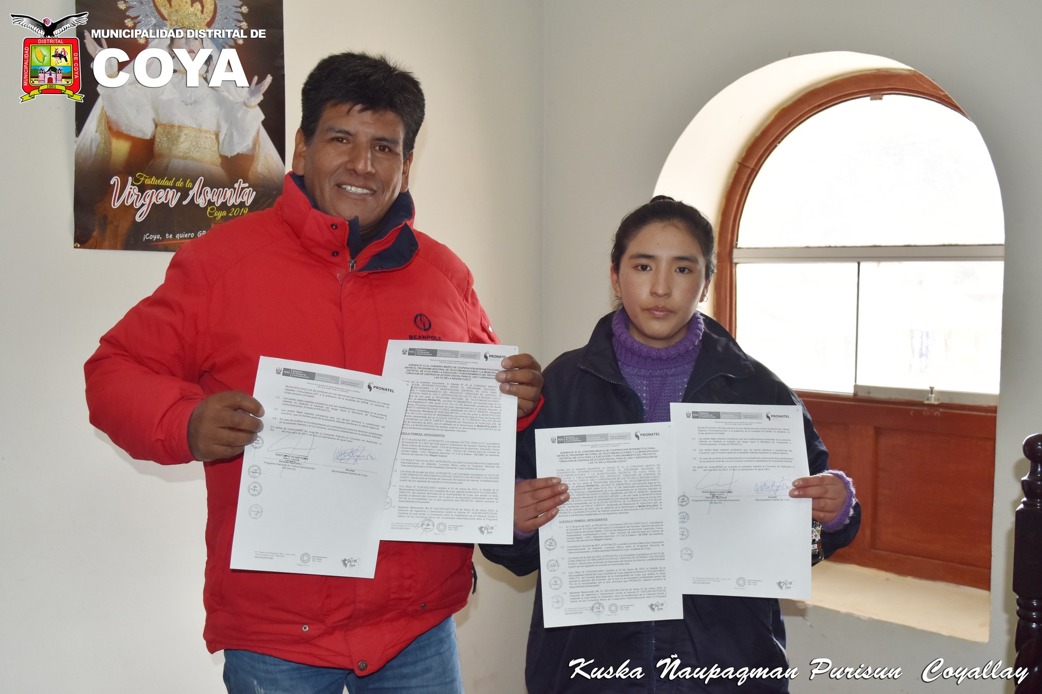 FIRMA DE ADENDA CON PRONATEL