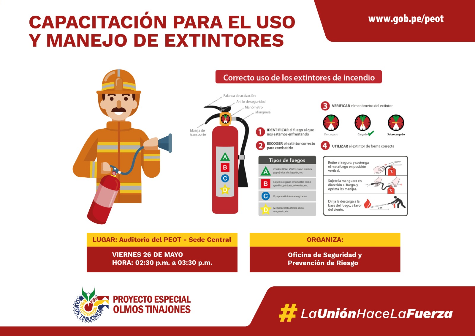 Capacitación uso extintores