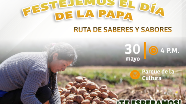 EL DÍA NACIONAL DE LA PAPA ESTE MARTES 30 DE MAYO