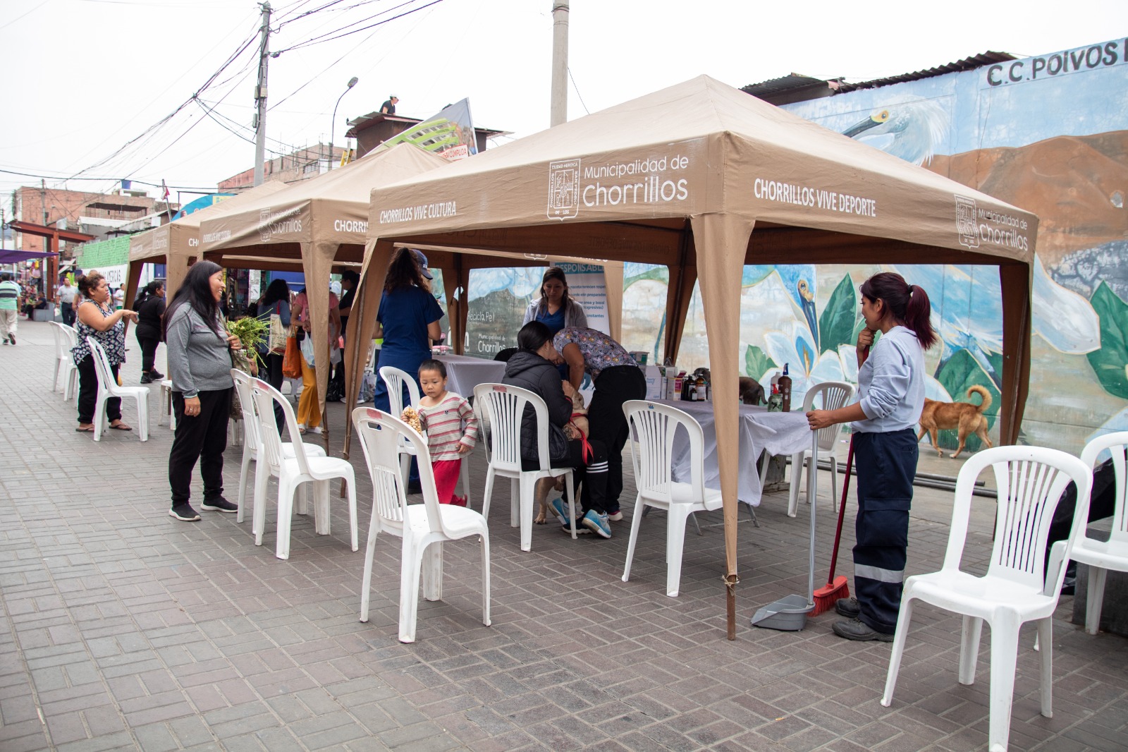 Las atenciones se dieron de 10 de la mañana hasta el mediodía