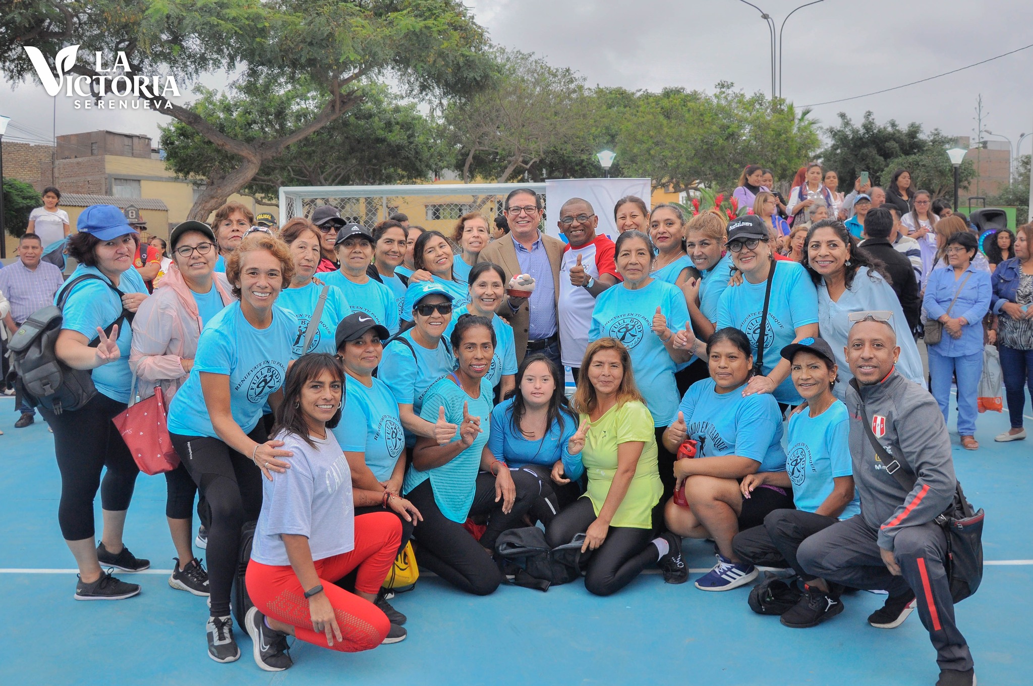Inauguración lozas deportivas parque Unión Panamericana