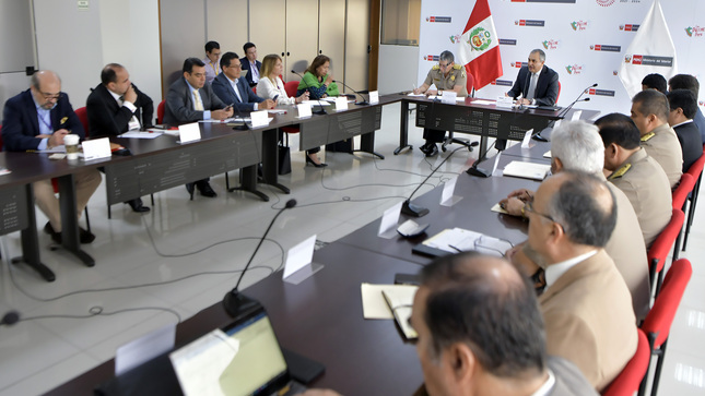  Mininter se reúne con gremios empresariales para tratar aspectos de seguridad ciudadana