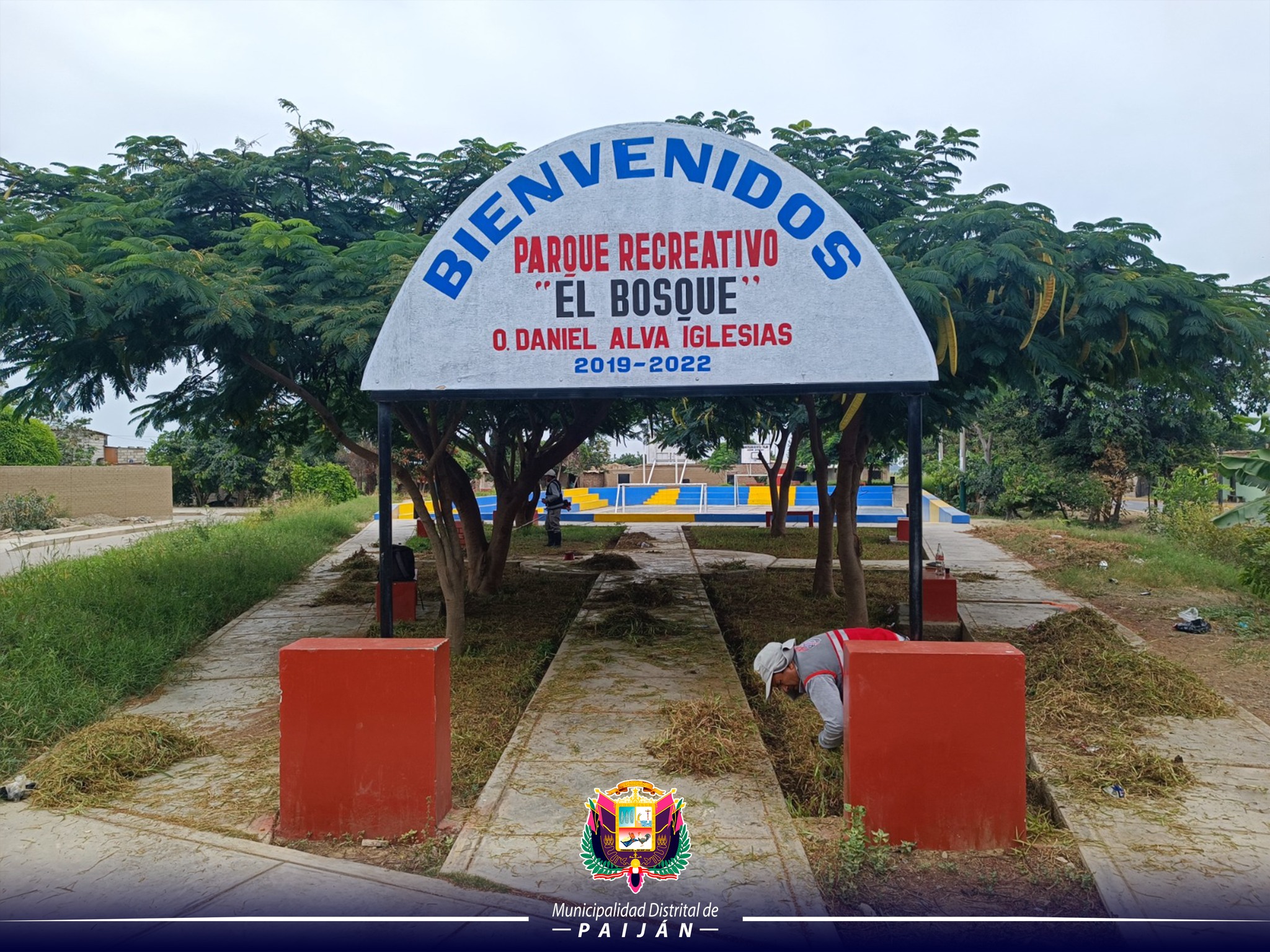 Mantenimiento a nuestros Parques del distrito.