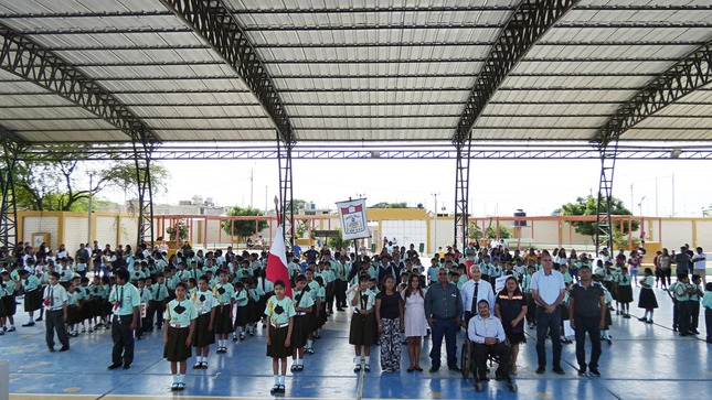 I.E. 15032 Julio C. Tello fortalece actividades de estudiantes con presencia del alcalde Reedy Bancayan Palomino