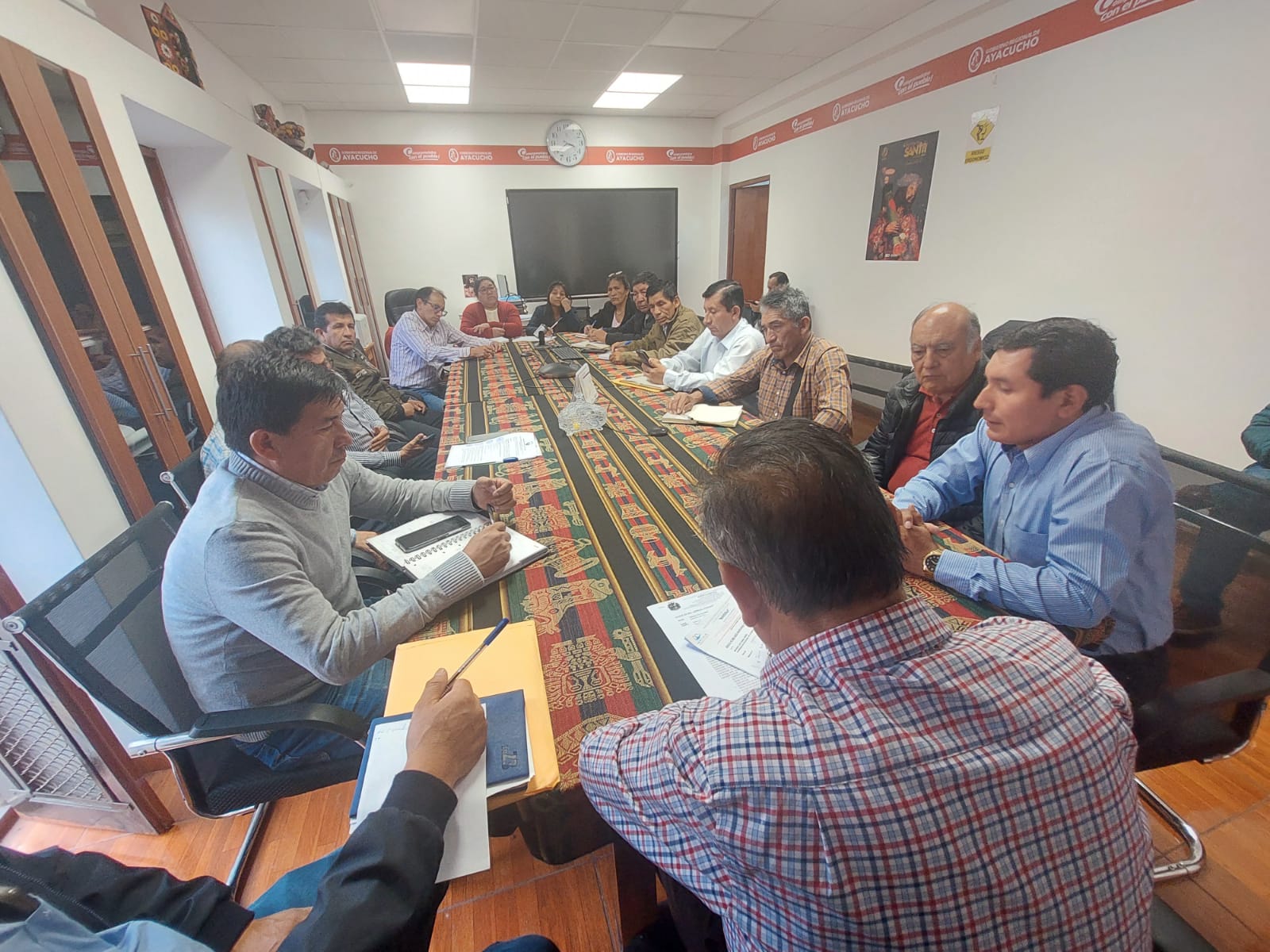 Reunión con Funcionarios del Gore Ayacucho
