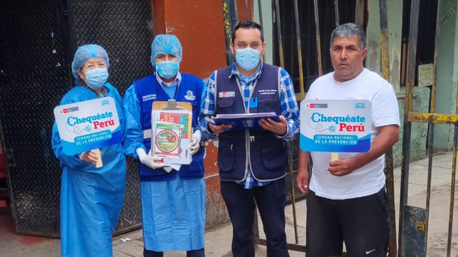 Sensibilización a predios cercanos a Matute sobre el dengue
