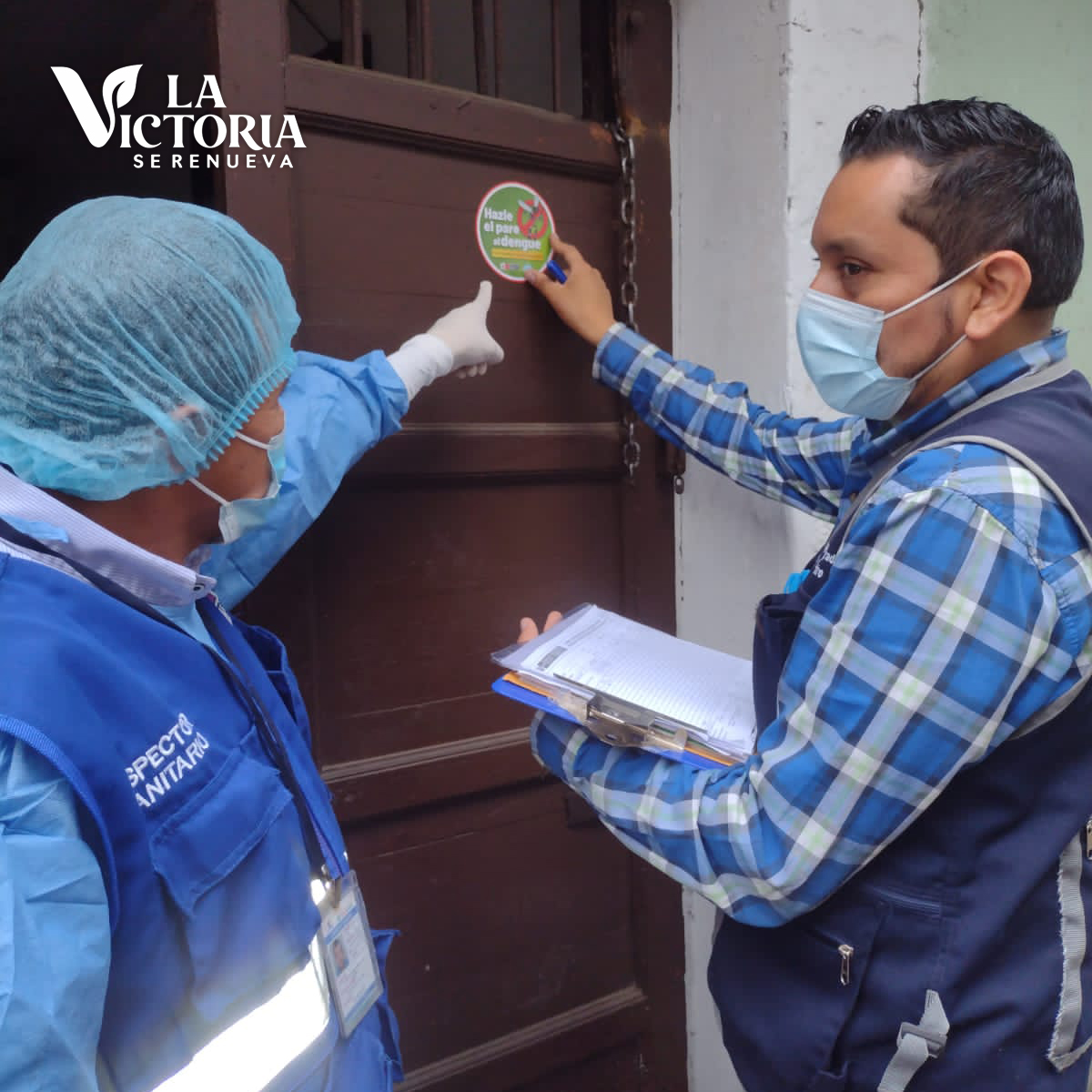 Sensibilización a predios cercanos a Matute sobre el dengue