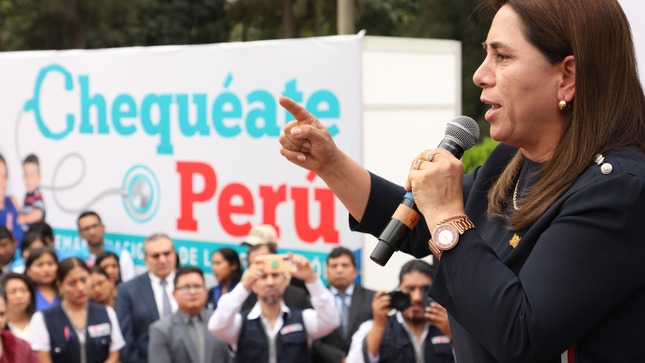 Jornada: Chequéate Perú. Ministerio de Salud brindó más de 7 millones de atenciones