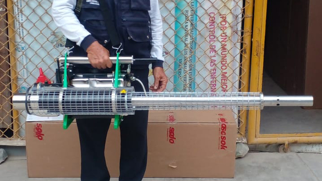 Geresa Lambayeque adquiere más equipos para ampliar fumigación contra dengue