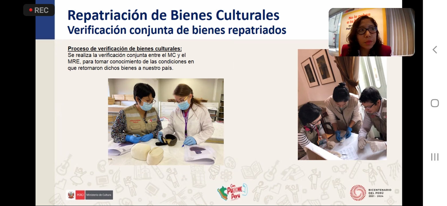 Ministerio de Cultura convocó virtualmente a países de Comunidad Andina para impulsar lucha contra el tráfico ilícito de bienes culturales