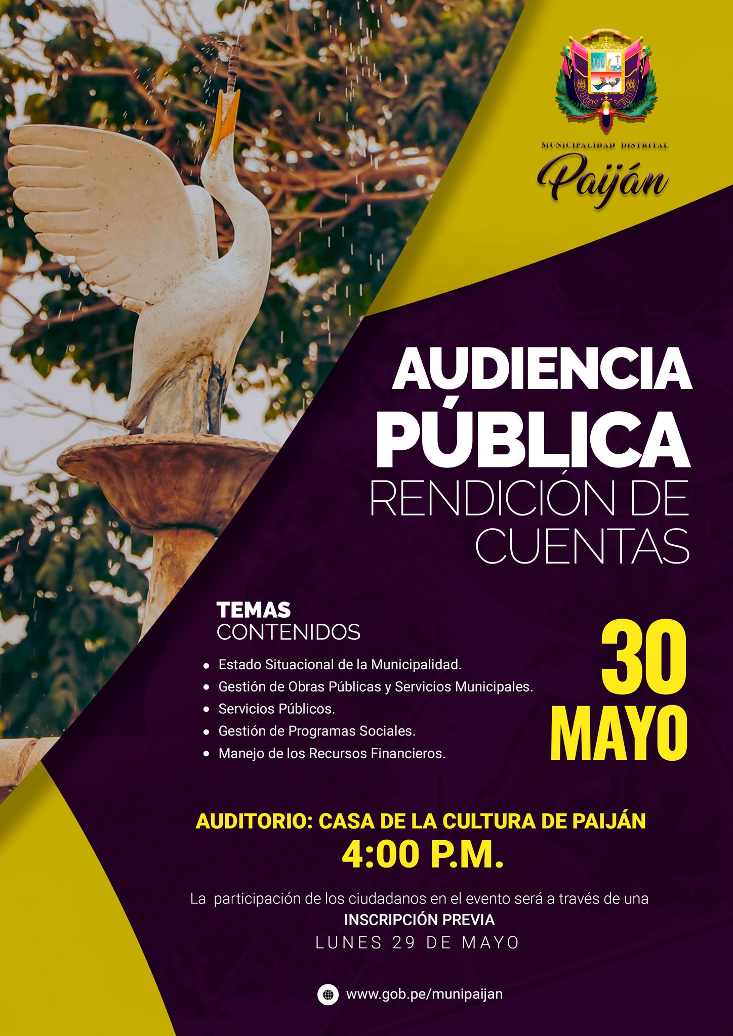 Audiencia Pública de Rendición en Paiján