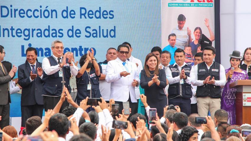 Foto 1 de Diris Lima Centro recibe reconocimiento por lograr más de 118 500 atenciones durante la Semana de Prevención