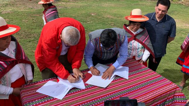 Firma de convenio