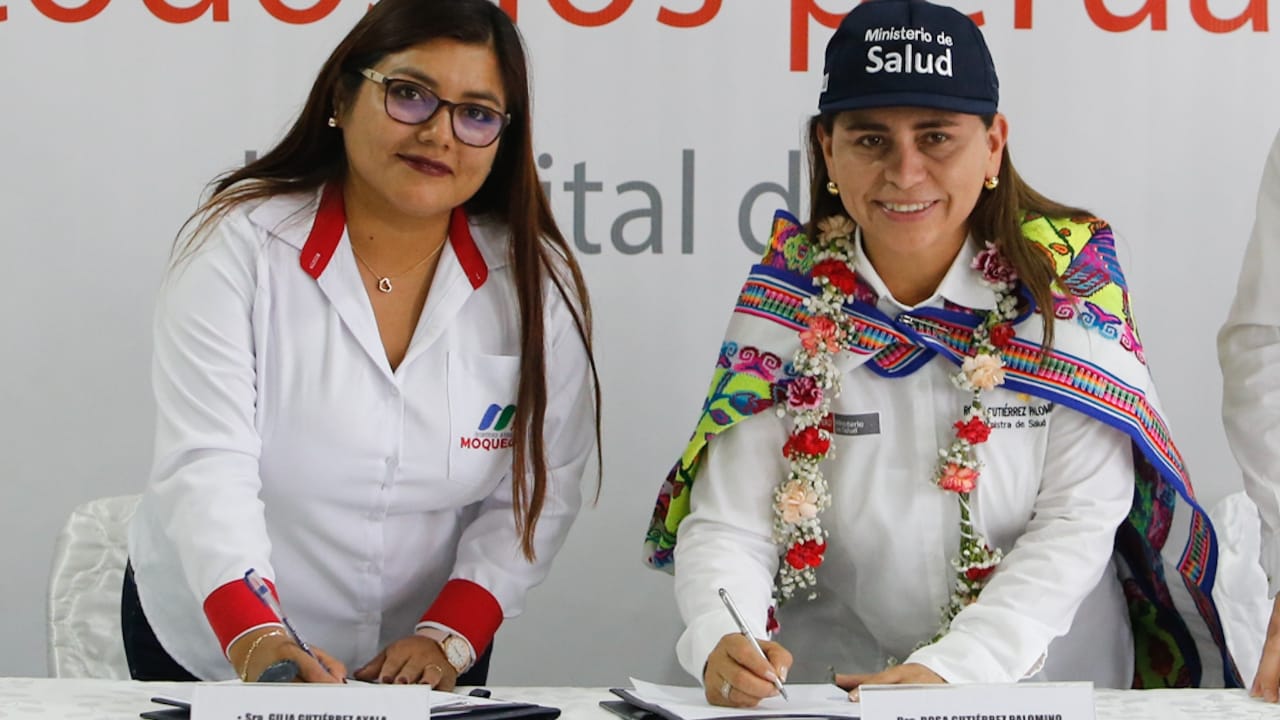 Minsa: Pronis y Gore Moquegua suscriben convenio para la elaboración del expediente técnico para el proyecto del Hospital de Ilo II-1