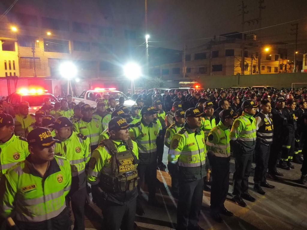 Policía Nacional ejecuta operativo de impacto en la madrugada
