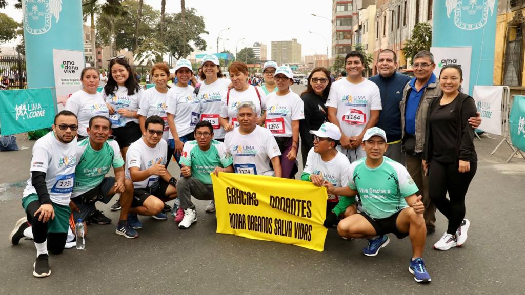 Minsa y MML más de 3000 personas participaron en la maratón “Lima Corre 6K por la Donación de Órganos y Tejidos”