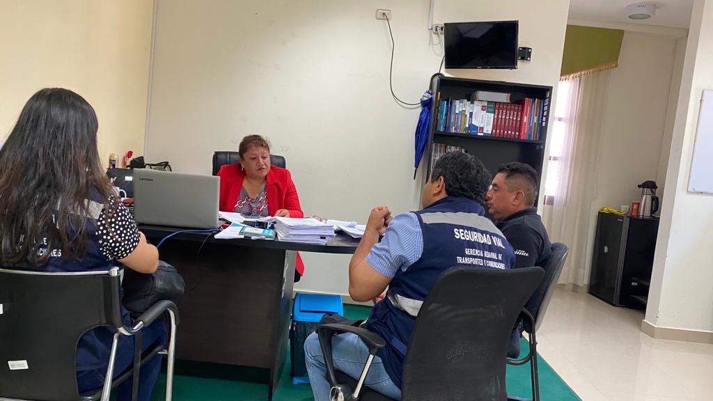 GORE brinda soporte técnico para reestructurar el consejo provincial de seguridad vial de Otuzco