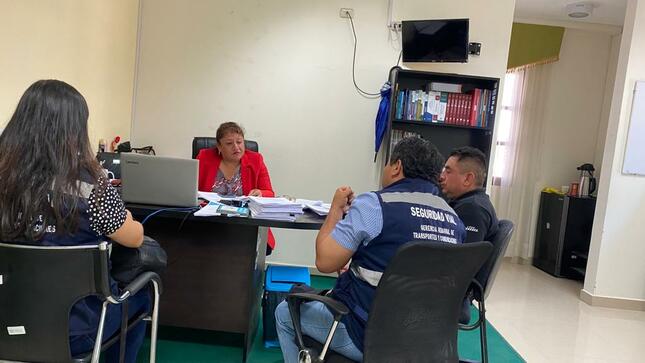 GORE brinda soporte técnico para reestructurar el consejo provincial de seguridad vial de Otuzco