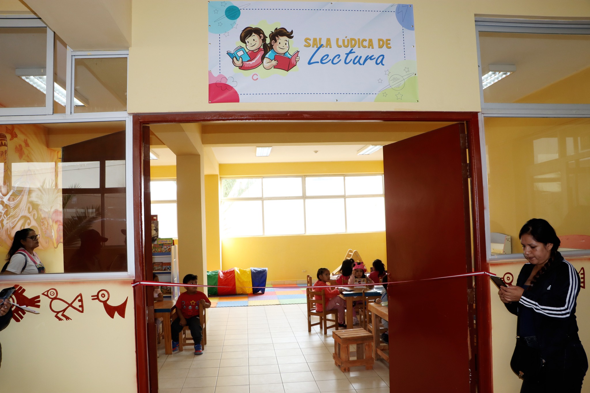 Se realizó inauguración de la sala lúdica de lectura en la Casa de la Juventud de Huaral
