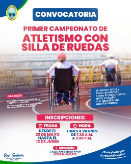 Primer Campeonato de Atletismo con silla de ruedas