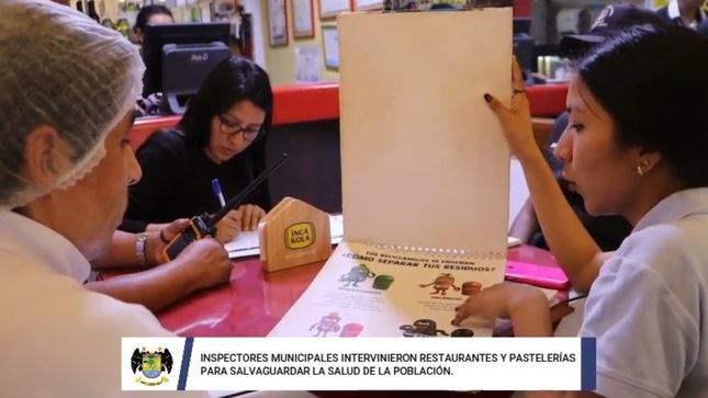 Inspectores municipales intervinieron restaurantes y pastelerías para salvaguardar la salud de la población