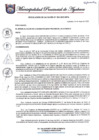 Vista preliminar de documento RESOLUCION DE ALCALDIA N° 263