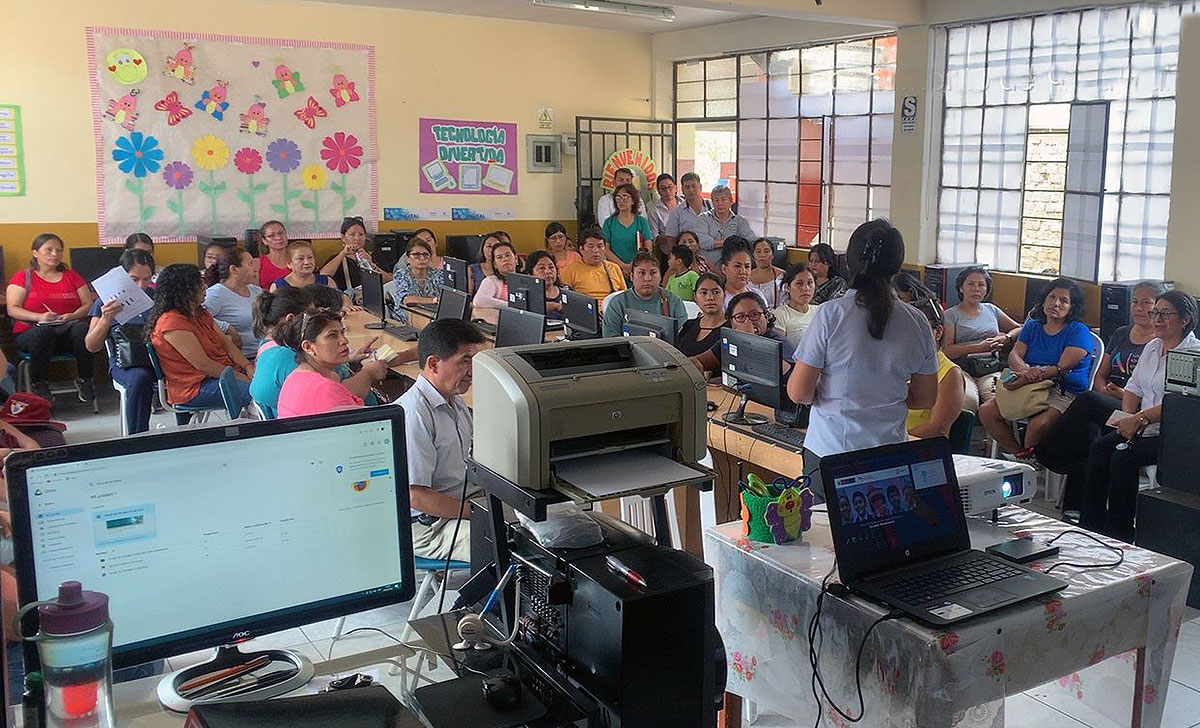 Sostuvimos reunión informativa con la comunidad educativa de la IE 1235 Unión Latinoamericana