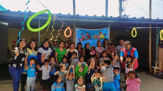 Comuna provincial aplicó estrategia lúdica en colegio de La Esperanza Alta por el día del juego