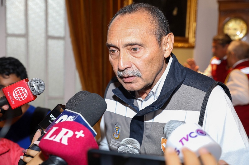 Ricardo Lazo Suji, gerente de Gestión de Riesgo de Desastres y Defensa Civil de la MPT.