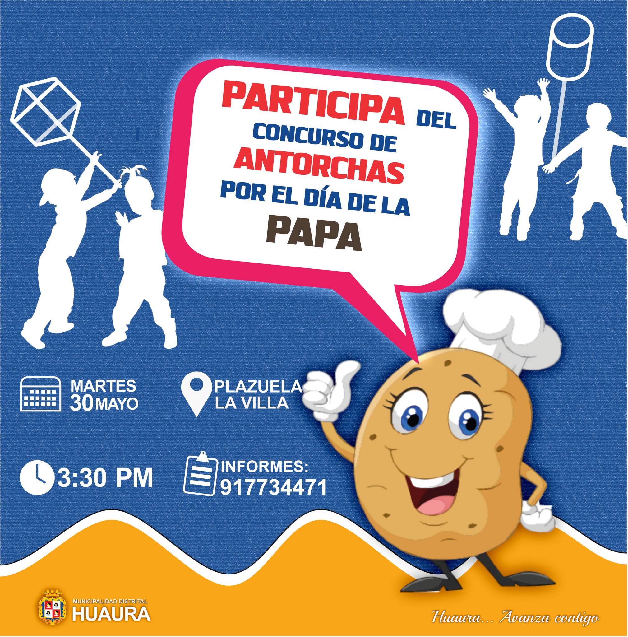 PARTICIPA DEL CONCURSO DE ANTORCHAS ALUSIVOS POR EL DÍA NACIONAL DE LA PAPA