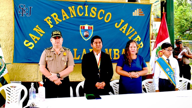 Juramentación de municipio escolar de I.E. 50227 San Francisco Javier
