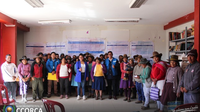 ÁREA TÉCNICA MUNICIPAL REALIZÓ TALLER DE CAPACITACIÓN A LAS JASS DEL DISTRITO